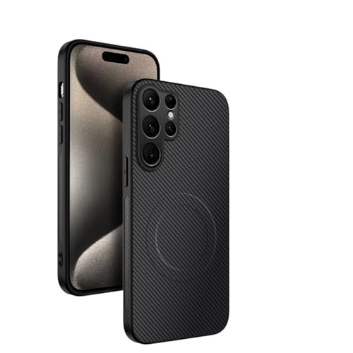 For Galaxy A15 �p �P�[�X MagSafe�Ή� ���^ ?�f�@�ۃe�N�X�`��&�_��ȃV���R���o���p�[ �ϏՌ� �M�����N�V�[ A15 ��p �J�o�[ �}�O�l�b�g���� ��� �y�� �X���� �����₷�� ������ ������� �����Y�ی� �S�ʕی� �Ռ��z�� �w