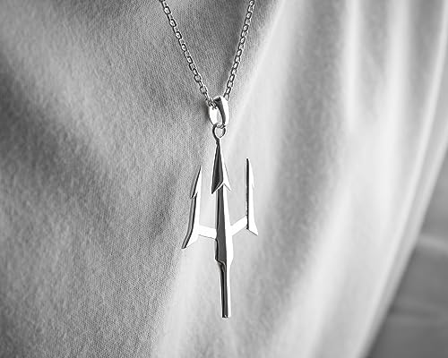 925 Sterling Silver Poseidon Trident Pendant Necklace – Greek God Jewelry for Men and Women – Mythology Inspired Trident Necklace, Ocean Symbol Gift4