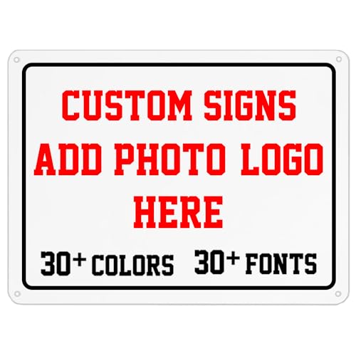Custom Signs Outdoor Metal，8x6inch Personalized Metal Parking Signs For...