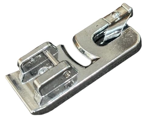 Image of ZENITH Combo Pico OverCasting Pressure Foot Snap on Type for Automatic Electric Low Shank Sewing Machines Suitable for Usha Janome Brother Singer etc Steel Finish (Combo Pico OverCasting)