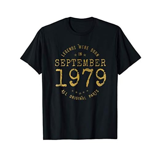 42 años Cumpleaños Las Leyendas nacen en Septiembre de 1979 Camiseta