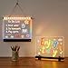 LED Light Up Drawing Board for Kids, 4 Light Effects Touch Control Glow Doodle Board, 10.24×13.78 Inch Acrylic Reusable Drawing Tablet, Wireless Portable Art Toy Gift.