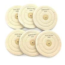 Foredom Fine Weave Muslin Buff Wheel 4" Dia. / 40 ply - A-CBF4 6-Pack