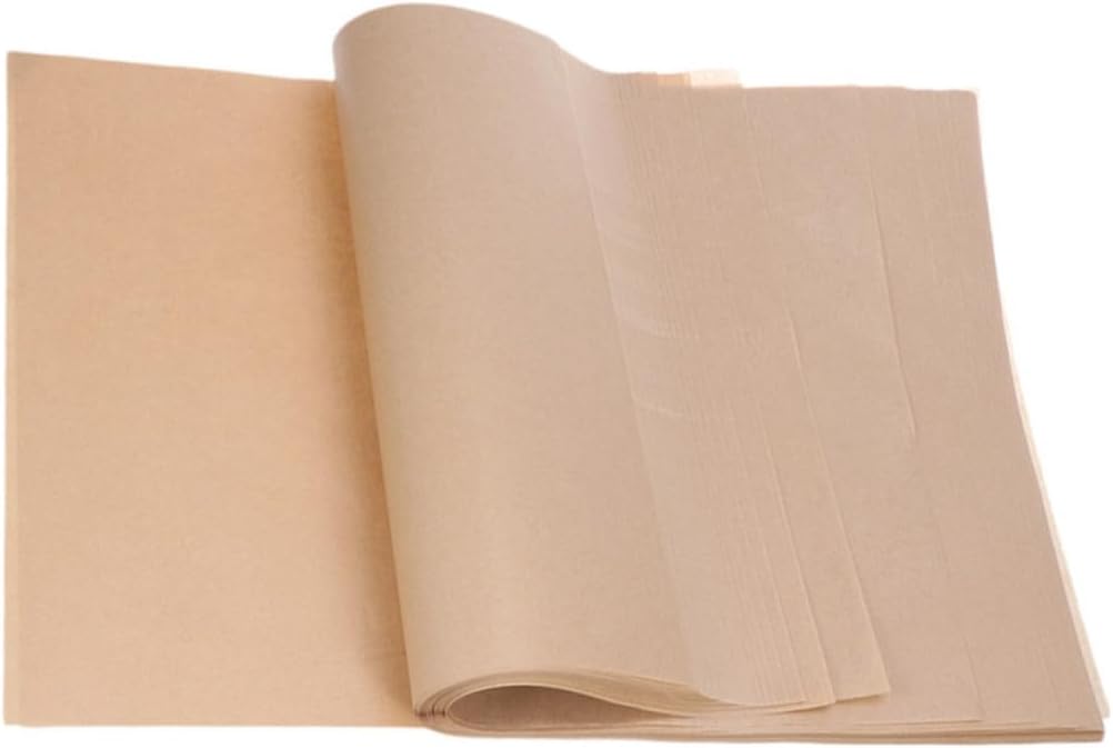 Ipetboom 100 Sheets Non-stick Parchment Paper Baking Sheets for Oven and Air Fryer Use Pre-cut for Cookies and Food Refrigerator Safe