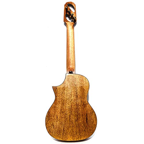 Ukulélé ténor en bois de manguier massif de 66 cm avec housse de transport - Les Beatles, Paul McCartney, John Lennon, RIngo Starr, George Harrison Ukulélé ténor en bois de manguier massif de 66 cm avec housse de transport – Image 4