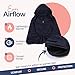 Intimom Baby Carrier Cover Winter with Detachable Hood - Windproof & Water-Resistant Winter Car Seat Cover Baby Girl & Boy, Universal Travel Carrier & Stroller Blankets for Babies - Lightweight Fabric