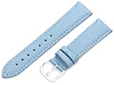 Hadley-Roma 14mm 'Women's' Leather Watch Strap, Color:Blue (Model: LSL725RG 140)