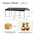 HOMPUS 10x20 FT Metal Carport, Enhanced Base Oversized Garage Carports, Heavy Duty Canopy with Galvanized Steel Roof, Outdoor Shelter Shade for Car, Boats and Tractors