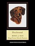Dachsund: Robt. J. May dog cross stitch pattern