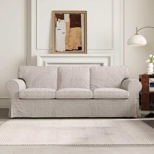 MASWOND Custom Made EKTORP Sofa Cover for IKEA EKTORP Three