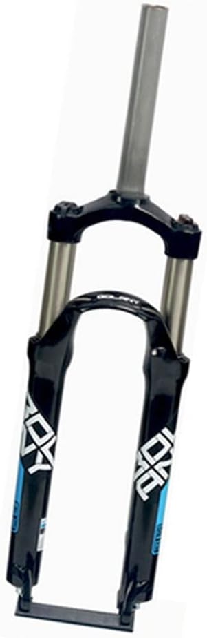 MTB Fork 24 Inch Bicycle Suspension Fork Suspension Travel 100 mm Mechanical Fork 1 1/8 Straight Tube Manual Lockout Disc Brake Front Fork QR 9 mm