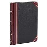 Boorum & Pease 38 Series Account Book, Black / Red (38-300-R)