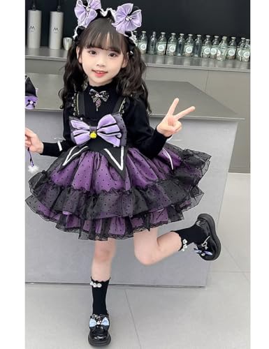Halloween Dresses Shirt Girls' Special Dress Up Homecoming Birthday Party Children's Day3