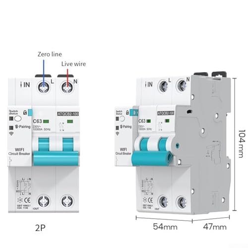 Disjoncteur connecté Smart Life pour piloter la recharge de voiture électrique