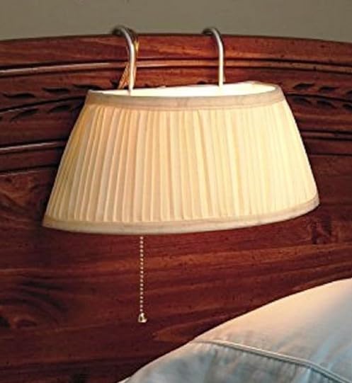 Generic Over Bed HEADBOARD LAMP Reading Light, Cream