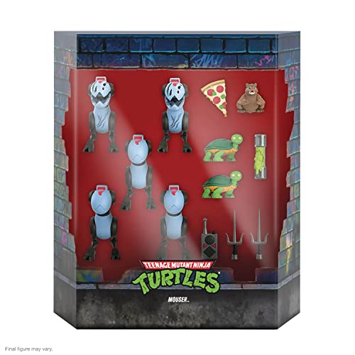 Super7 Teenage Mutant Ninja Turtles Mouser Pack - Ultimates! 7 In Scale Action Figure #TOP5