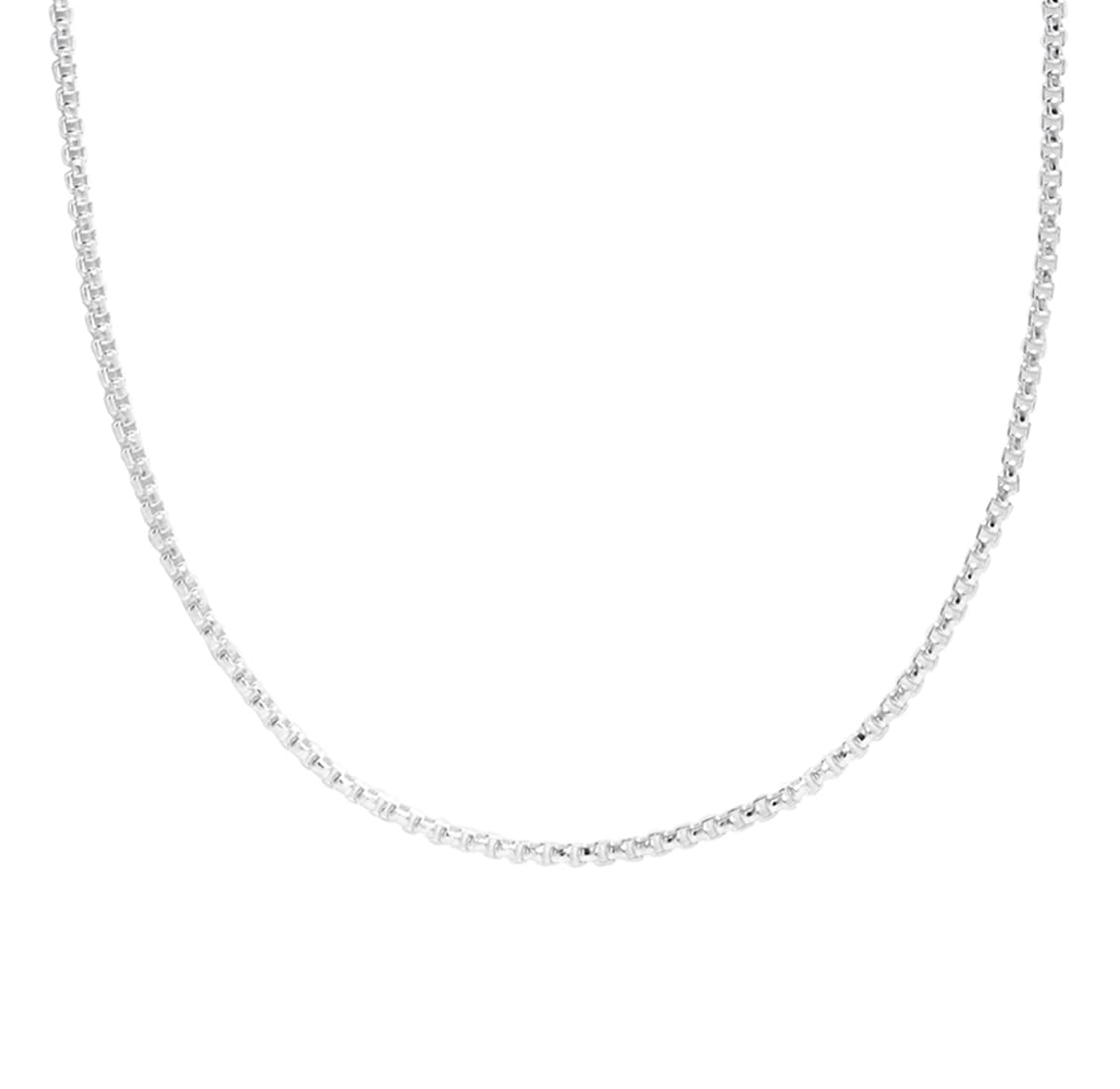 Clara Real 925 Sterling Silver Stellan Men Chain Necklace in 24 inches | Gift for Men and Boys| With Certificate of Authenticity and 925 Stamp