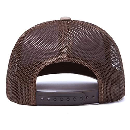 Image of Mountains Trucker Hat Snapback For Men Adjustable Mesh Outdoor Baseball Cap