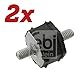 Produktbild 2x FEBI BILSTEIN Anschlagpuffer, Schalldämpfer
