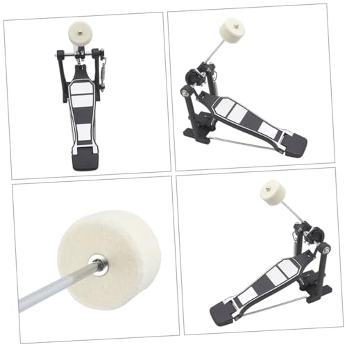 2 piezas cabeza doble para pedal bombo miniatura 7