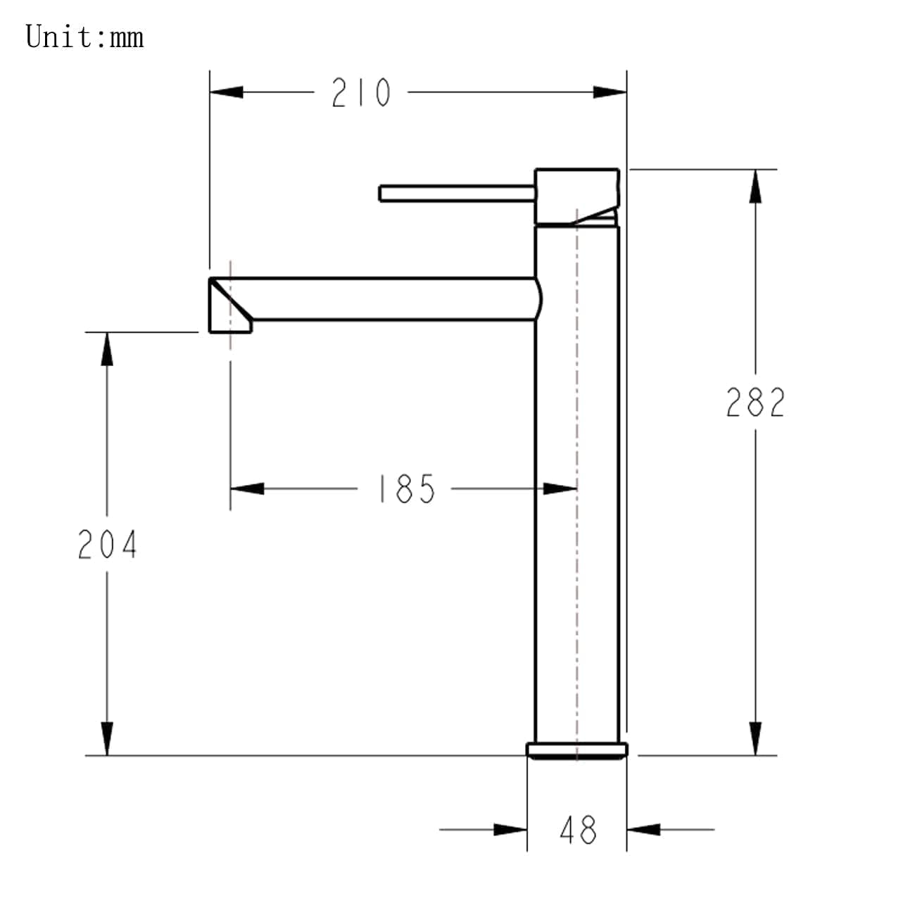 ONECE Grifo de Lavabo Alto, Grifería Baño Oro Cepillado para Encimera | Mezclador Monomando de Acero Inoxidable 304, Aireador Extraíble, Agua Fría y Caliente