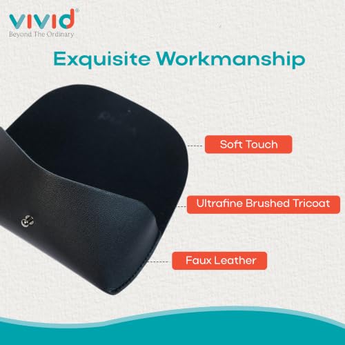 Image of Unisex Specs Chicago Button Eyewear Dabbi Faux Leather Soft Case Cover