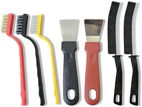 7 Pcs Multi-Purpose Crevice Cleaning Brush Tool for Stubborn Kitc...