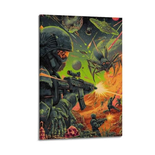 Póster sobre lienzo de The Zerg Invasion 3 para decorar tu dormitorio o sala