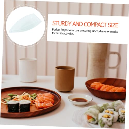 Plato para sushi acrílico con diseño bote 39x19x5cm miniatura 7