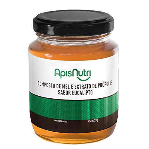 Kit 2 Composto de Mel sabor Eucalipto Apisnutri 300g