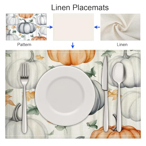 Set de table gothique haut de gamme en lin de coton aux finitions soignées
