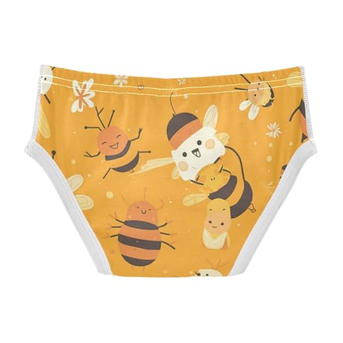 Sweet Honey Pattern Cute Bees Happy Toddler Boys' Comfort Kids Underwear Cute Children Undies2