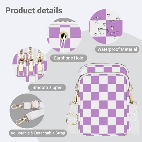 Image of YINHEXI Small Crossbody Bags for Women, Mini Cell Phone Wallet Purse, Shoulder Bag for Women and Men