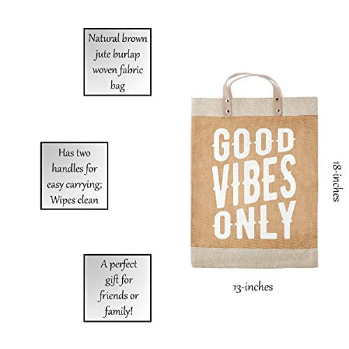 Image of Santa Barbara Design Studio Hold Everything Market Tote, 13 inch x 18 inch, Good Vibes