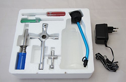 XT-Racing RC Nitro Starter Set VERBRENNER 1:16 1:10 1:8 GLÜHKERZE AKKU LADEGERÄT NEU Cover