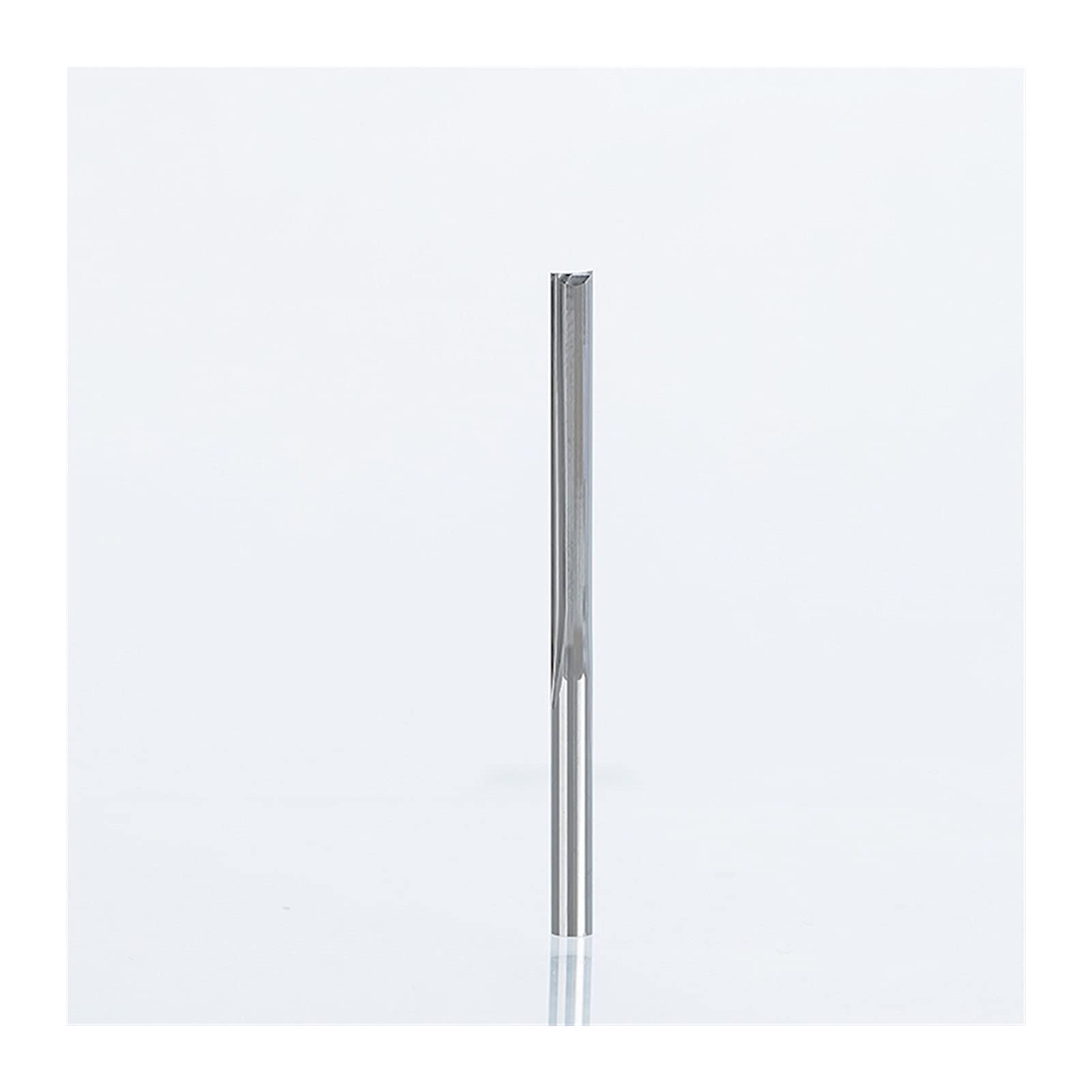 TTT. Codolo 10 pz/Set 3.175mm 4mm Shank 2 Flute CNC Router Bit frese frese su legno intaglio schiuma compensato (Size : 2ZX332)
