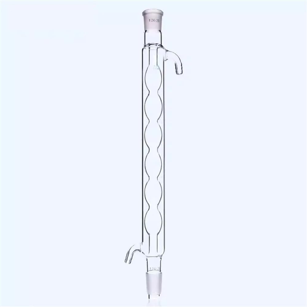 Cristalería de Laboratorio 1 tubo de condensador de vidrio de 150/200/300/400/500/600 mm for instrumentos experimentales.(200ml mouth 29mm)