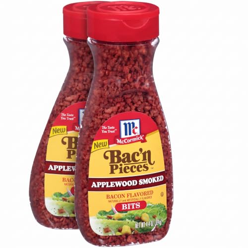 McCormick Bac'n Pieces Applewood Smoked Bacon Flavored Bits, 4.4 oz (Pack of 2)