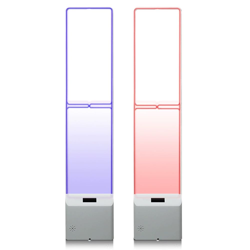 Meglob One Color Acrylic Retail Security Towers,58Khz Rf Anti-Theft System For Clothing Stores,Security Gates With Audible And Visual Alarms,Featuring Aluminum Alloy Frames,Supermarkets Clothing