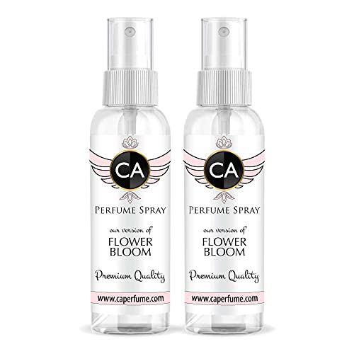 CA Perfume Impression of Victor & R. Flowerbloom For Women Replica Version Fragrance Dupes Concentrated Long Lasting Eau de Parfum Spray Refillable Atomizer Bottle 2 Fl Oz/60ml X2