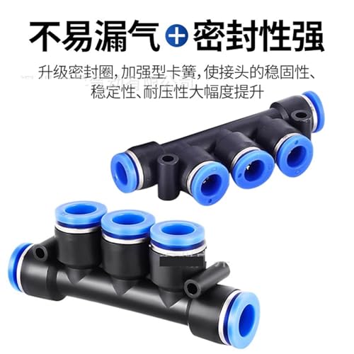 Conector neumático de 5 vías rápido en forma de PK 3