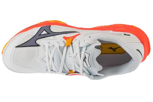 Mizuno WAVE LIGHTNING Z8 Chaussures de volleyball Fiery 2Citrus FemmeHommee Taille46.5 - vue 4