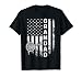 Archery Grandad America Flag Vintage Christmas Xmas T-Shirt