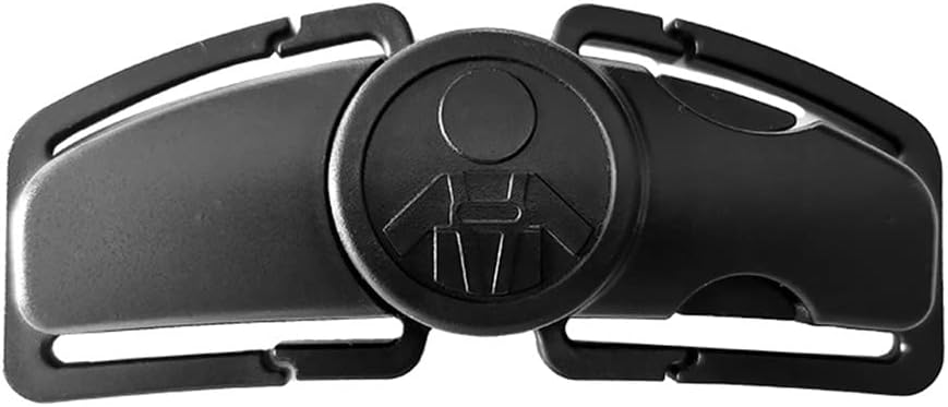 Car Seat Chest Harness Clip Car Seat Safety Belt Clip Buckle Lock Stroller Chest Clip Universal Adjustable Guard for Baby and Kids Trend (Black)
