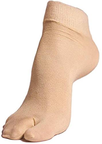 EASTERN CLUBUltra-Thin Transparent Skin Color Ankle Length No Show Women/Girl Socks(1 PAIR)