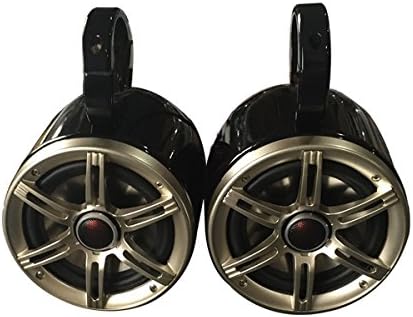 Origin OWT-SPKI Wakeboard Tower Speakers, Weather Resistant 6.5" Speakers, Power Handling 120 Watts Peak Per Speaker, Fits Round Tubing Sizes 1 3/4", 1 7/8", 2", 2 1/4", 2 3/8", 2 1/2"