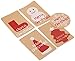 Souarts 50Pcs Christmas Kraft Paper Cookie Bakery Candy Biscuit Roasting Gift Tags