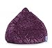 Magma Pouf en Peluche, Taille XL, Environ 220 l, Couleur Aubergine