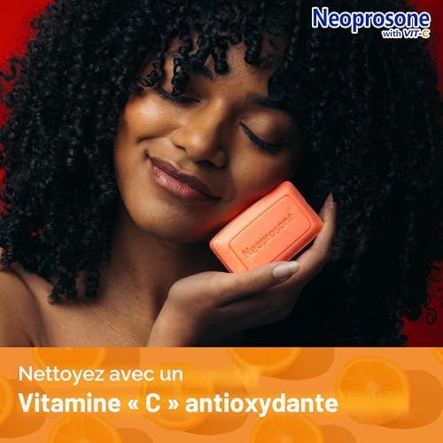 Neoprosone, Savon Éclaircissant pour la Peau | 2.82 oz / 80 g | Traitement de l'Hyperpigmentation, Savon Nettoyant, Atténue les Taches Sombres sur : Genoux, Coudes, Visage – vue 4