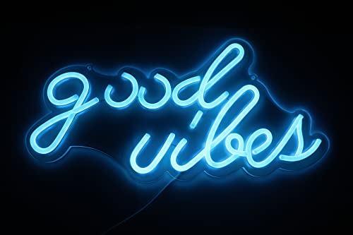 Image of Ulalaza LED Neon Sign Night Light for Wall Party Decor Bedroom Room Bar Wedding Home Birthday Art Decoration Christmas with USB Chain Light modulator 5v (lets party blue)